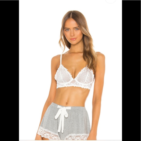NWT! FREE PEOPLE Veronica Underwire Bra White - Picture 2 of 4